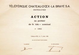 Teleferique Chateau-d'Oex-La Braye SA, Château-d'Oex - 1982