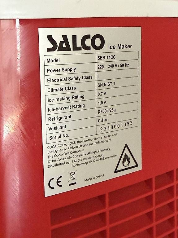 Elettrodomestici da cucina: Machine à glaçons Coca-Cola SALCO – Usato da Genève venduto da ech_96wh 3