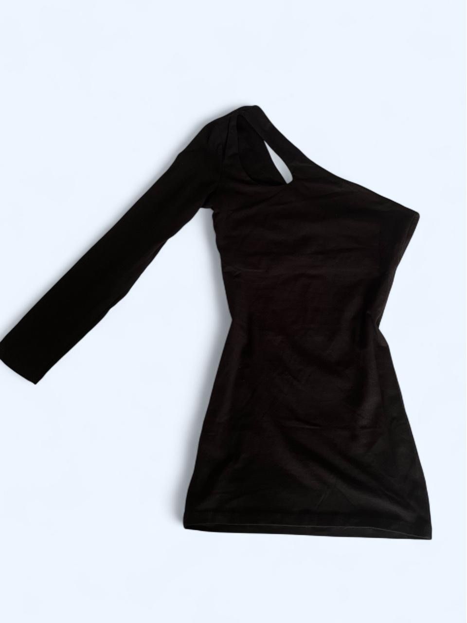 Vestiti: minikleid Schwarzes One-Shoulder Kleid subdued bodycon – Nuovo (secondo la descrizione) da Stäfa venduto da Schatztruhe05 1