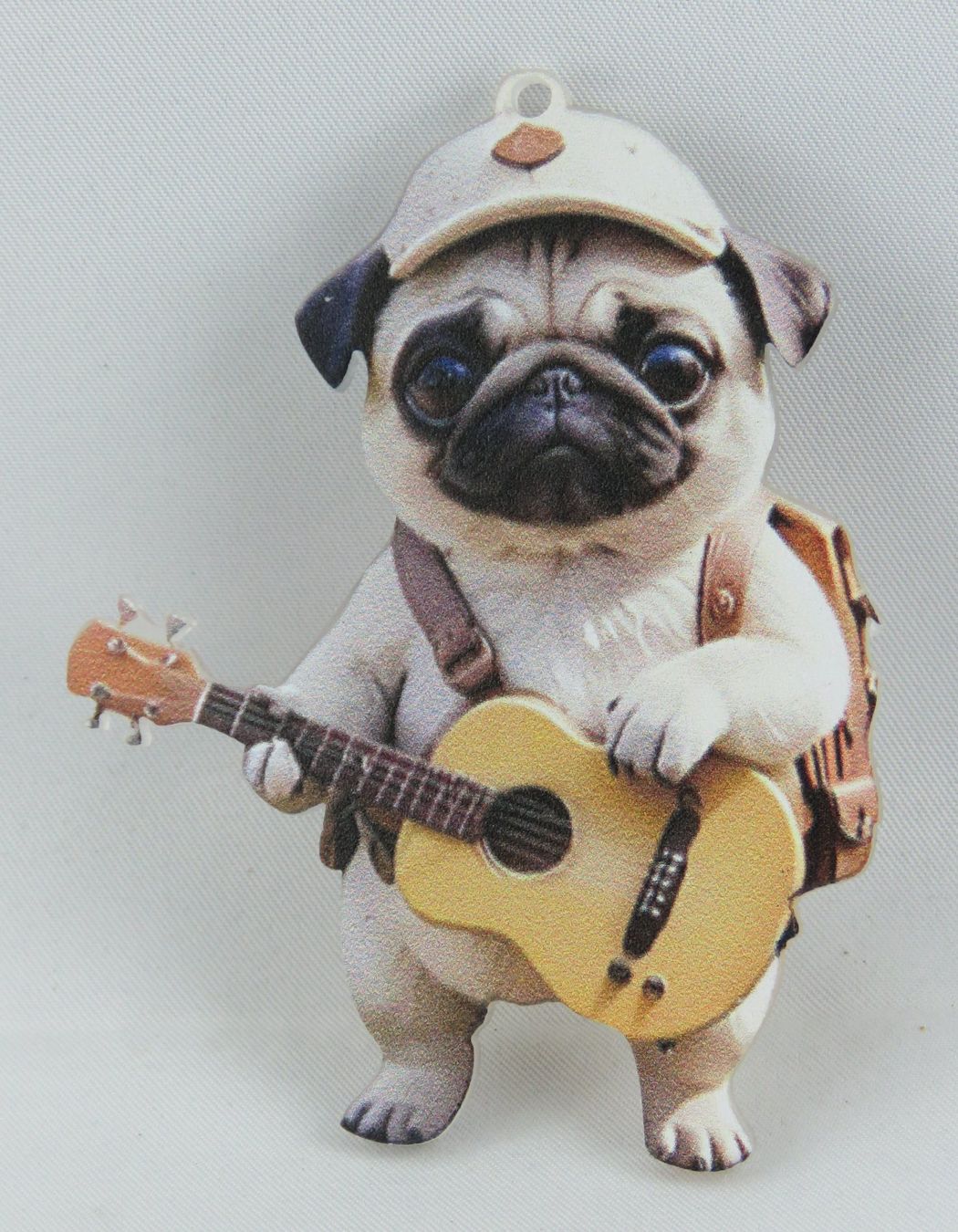 Calamite: MOPS mit GITARRE - Magnet - Neu - 8x6cm – Nuovo e nell'imballaggio originale da Grenchen venduto da Yamahwildstar16 1