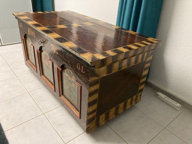 Truhen: Truhe antik von 1801 – Gebraucht aus Kappelen von Beat6166 1