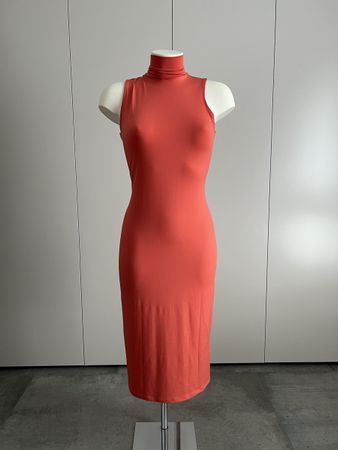 Short Sleeve Dress Red Size S New