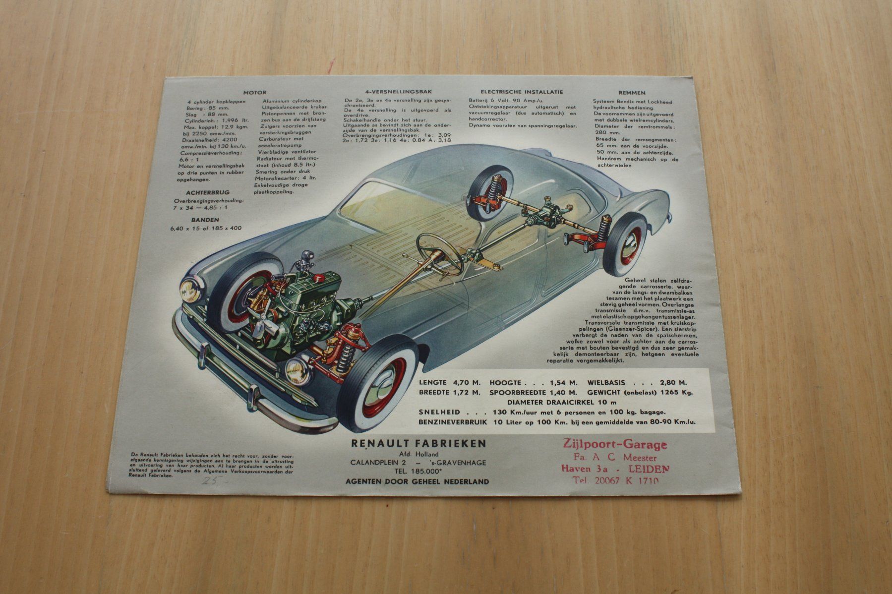 Renault Documents: Renault Frégate Prospekt – D'occasion à Wikon par erwin400 3