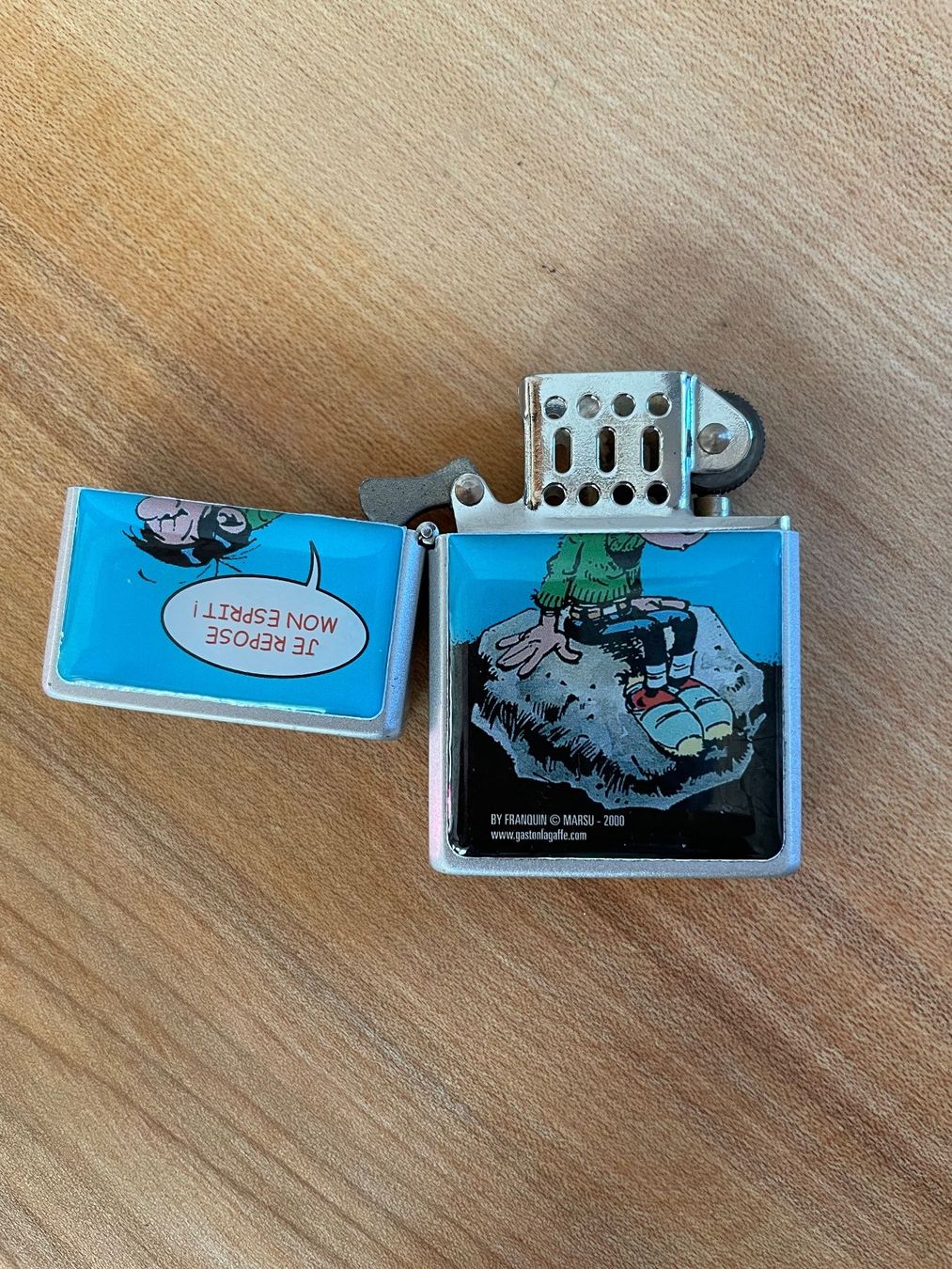 Zippo Accendini: Zippo/Feuerzeug Comic Gaston Lagaffe – Usato da Köniz venduto da kupu-kupu 1