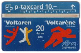 ciba Geigy Pharma, Voltaren - seltene Firmen Taxcard