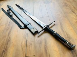 The Witcher XXL SCHWERT Stahl 130cm V4 NEU