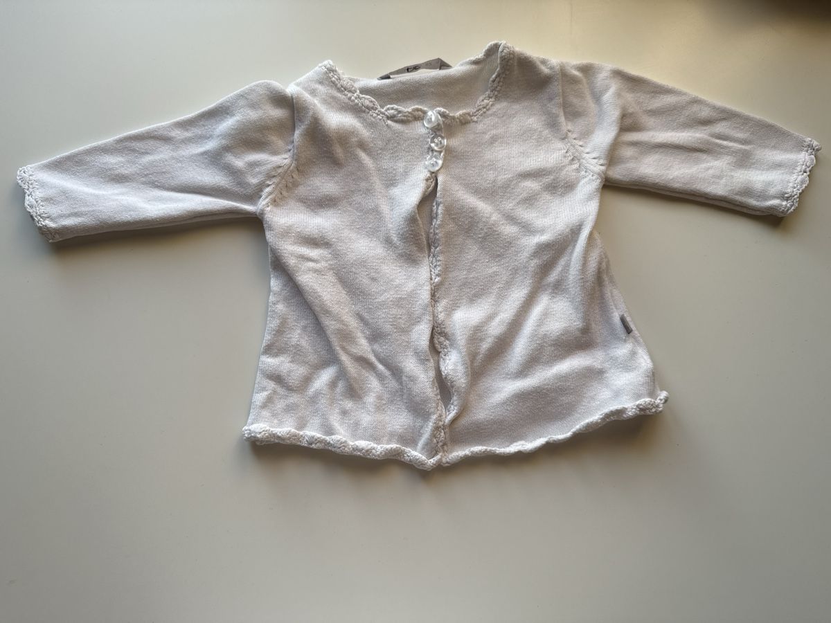 Altro abbigliamento: Gilet blanc pour bébé taille 62 – Usato da Saulcy venduto da lanah31