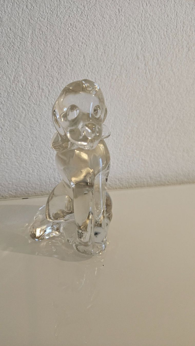 Figuren: Statuetta cagnolino di vetro – Gebraucht aus Melano von H-Sara