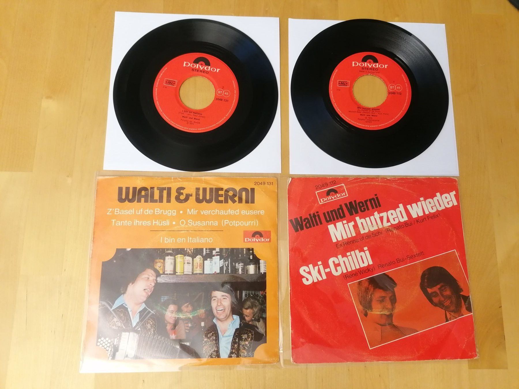 Schallplatten: Walti & Werni – 2 seltene Single – Gebraucht aus Emmenbrücke von lamorak 1