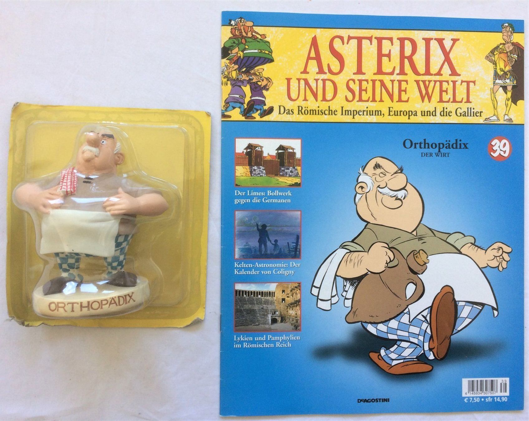 Statuette: Asterix - Sammelfigur - ORTHOPÄDIX – Nuovo e nell'imballaggio originale da Schaffhausen venduto da durruti