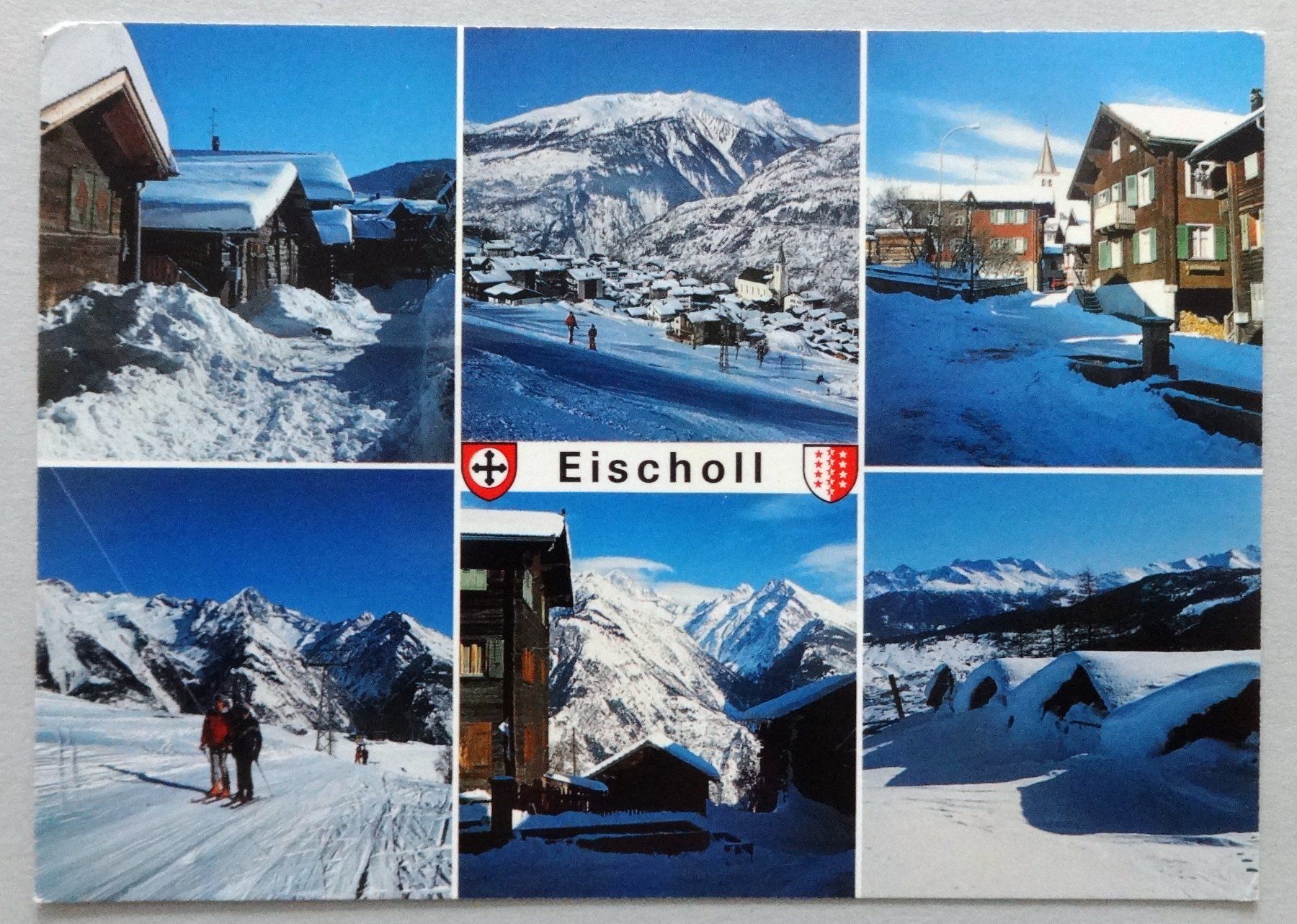 Ansichtskarten: Eischoll 1219 m – Gebraucht aus Fétigny von Billy2miny