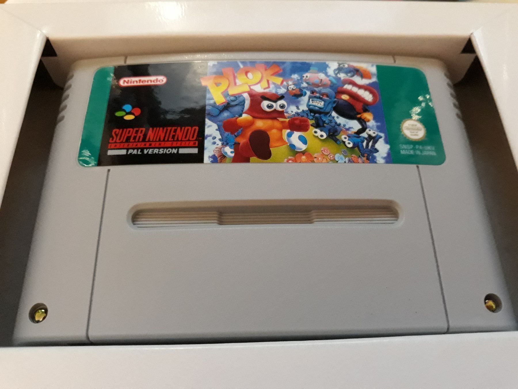 Nintendo Giochi: Plok Super Nintendo SNES Spiel OVP – Usato da Aarau venduto da Kaesekuchen2000 2