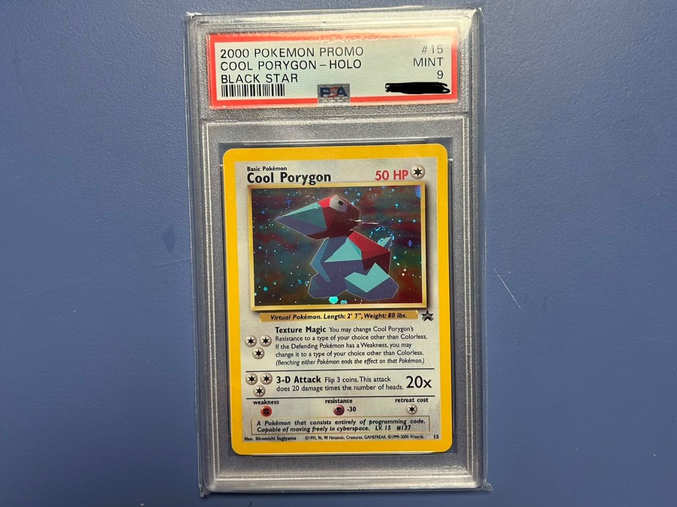 Pokémon Carte collezionabili: Cool Porygon Promo 2000 Black Star PSA 9 – Usato da Schlieren venduto da happymerchant64