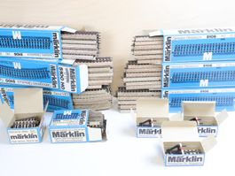 Märklin ca. 80 x Gerade & Kurven H0 M-Gleis 5106/5108/...
