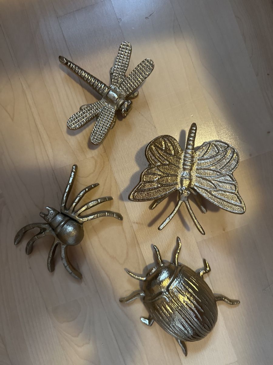 Alle Dekorationen: Goldige Käfer Deko: 4er Set mit Libelle, Käfer, Schmetterlig – Neu (gemäss Beschreibung) aus Hergiswil NW von kaufe_at_kaufmann 6
