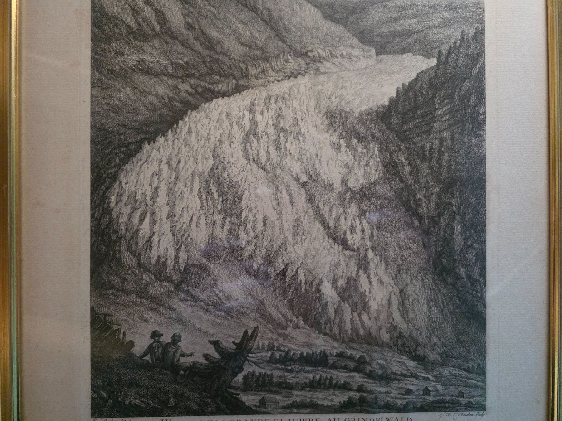 Incisioni: Stich la Grande Glaciere Grindelwald - Le Barbier Chatelain – Usato da Walterswil BE venduto da Lonitti 3
