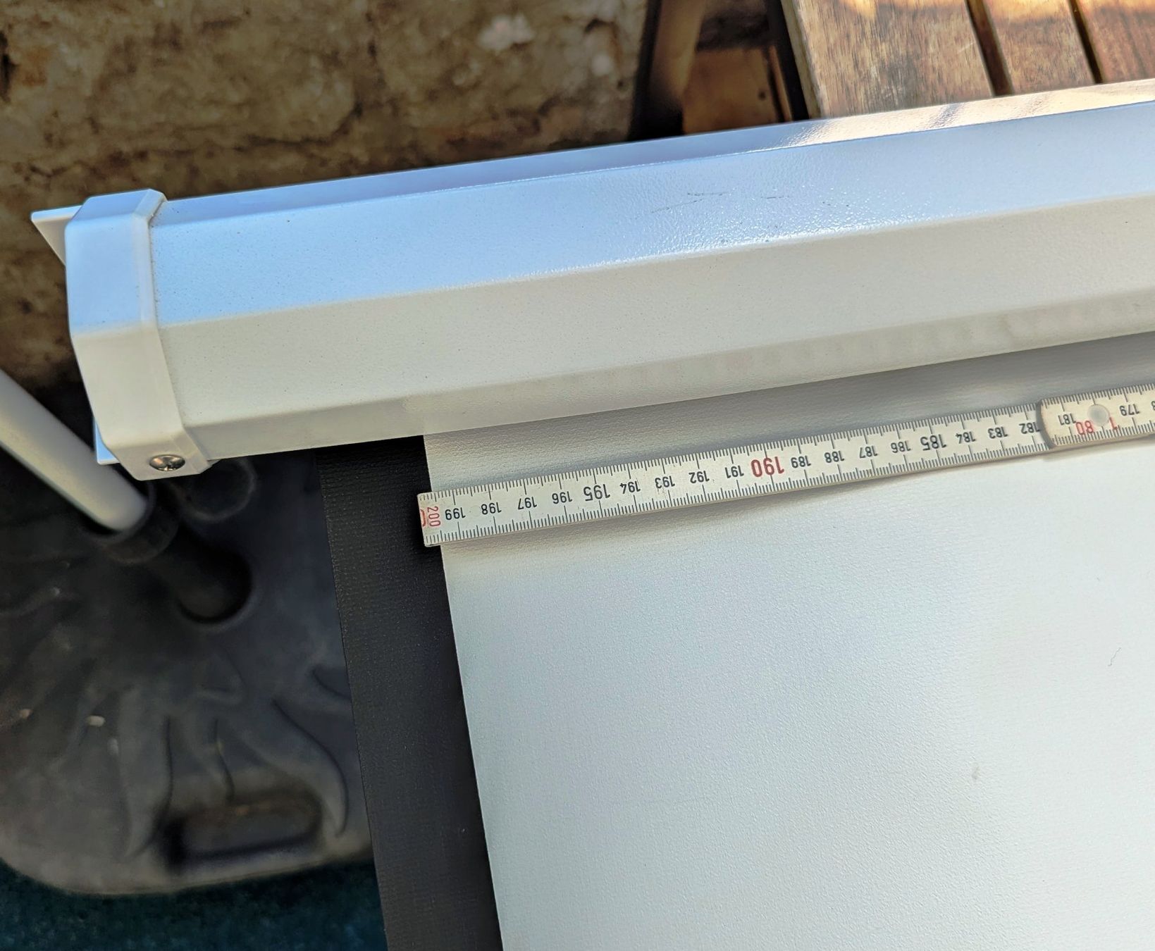 Schermi: Leinwand Rollo Celexon manueller Einzug. 90 Zoll – Usato da Seon venduto da APRD 5