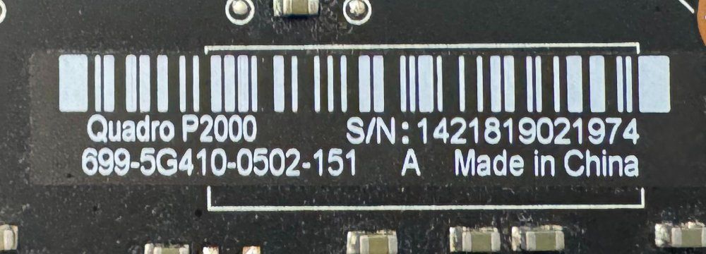 Nvidia Schede grafiche: Nvidia Quadro P2000 5GB – Usato da Bern venduto da sn8per 4