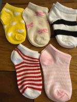 5xKleinkinder-Socken- niedliche Mädchensocken-Frühling 6-12M