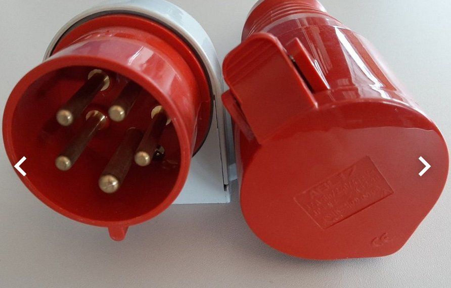 Spine: Starkstrom Stecker-Paar 32A – Nuovo (secondo la descrizione) da Kreuzlingen venduto da LOL101