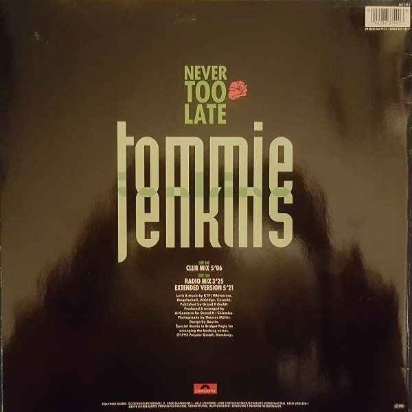 Schallplatten: Tommi Jenkins Never too late Maxi Single – Neu (gemäss Beschreibung) aus Hellikon von Jogi73 1