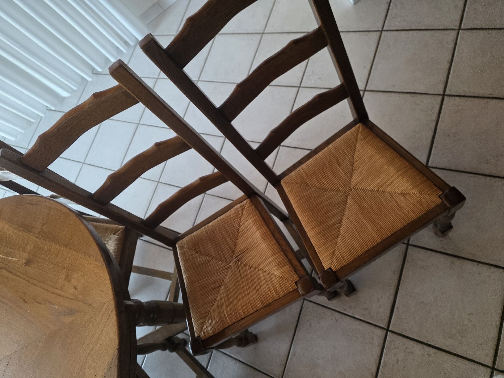 Tischset: Table + 6 chaises bois de chêne massif – Gebraucht aus Carouge GE von mic_c8dx 5