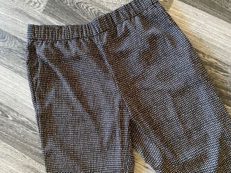 H&M Freizeit - Hose schwarz-gemustert Grösse 38