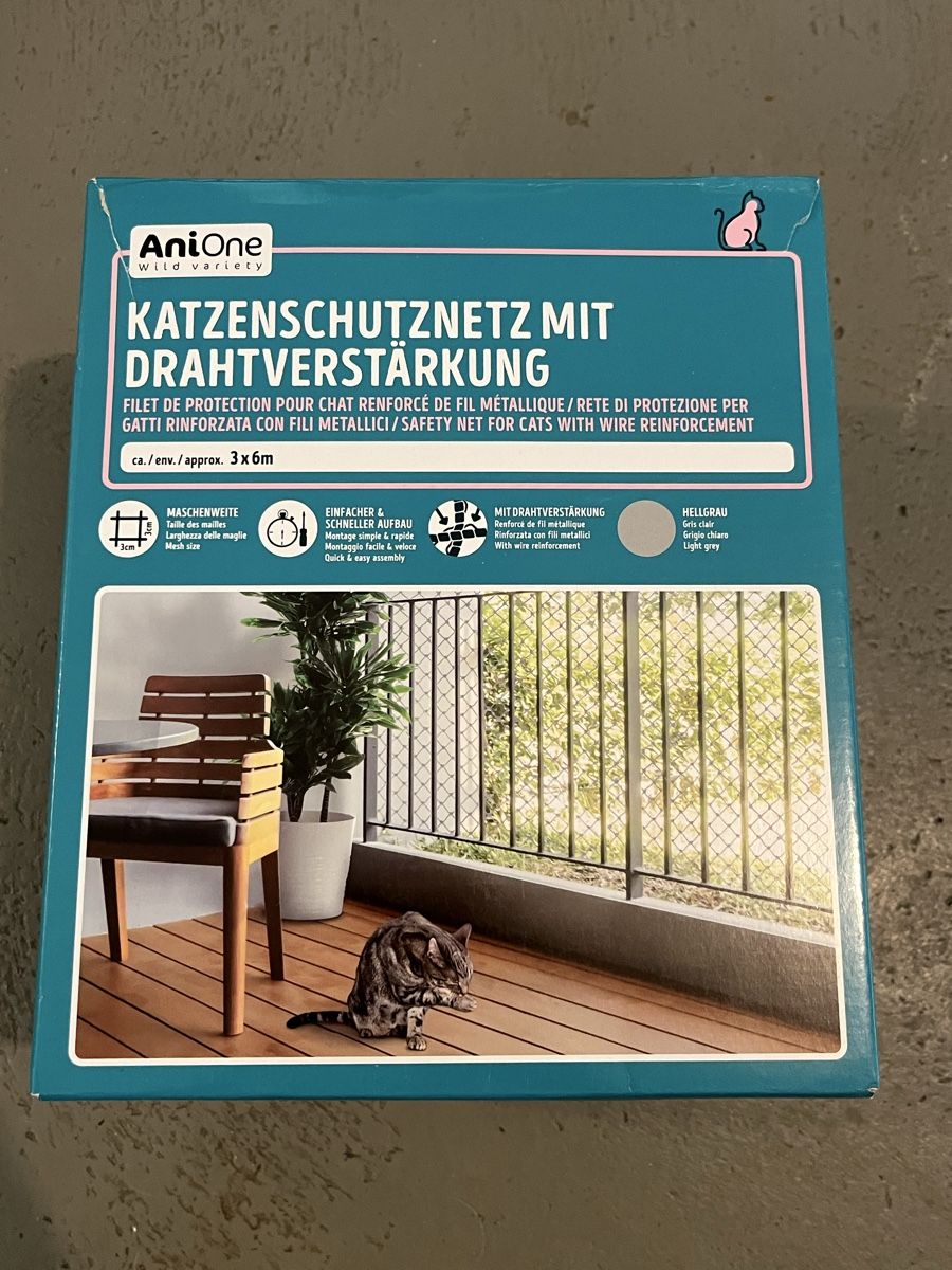 Ferramenta: Katzennetz 3x6m mit Drahtverstärkung – Nuovo (secondo la descrizione) da Zürich venduto da supernova12 3