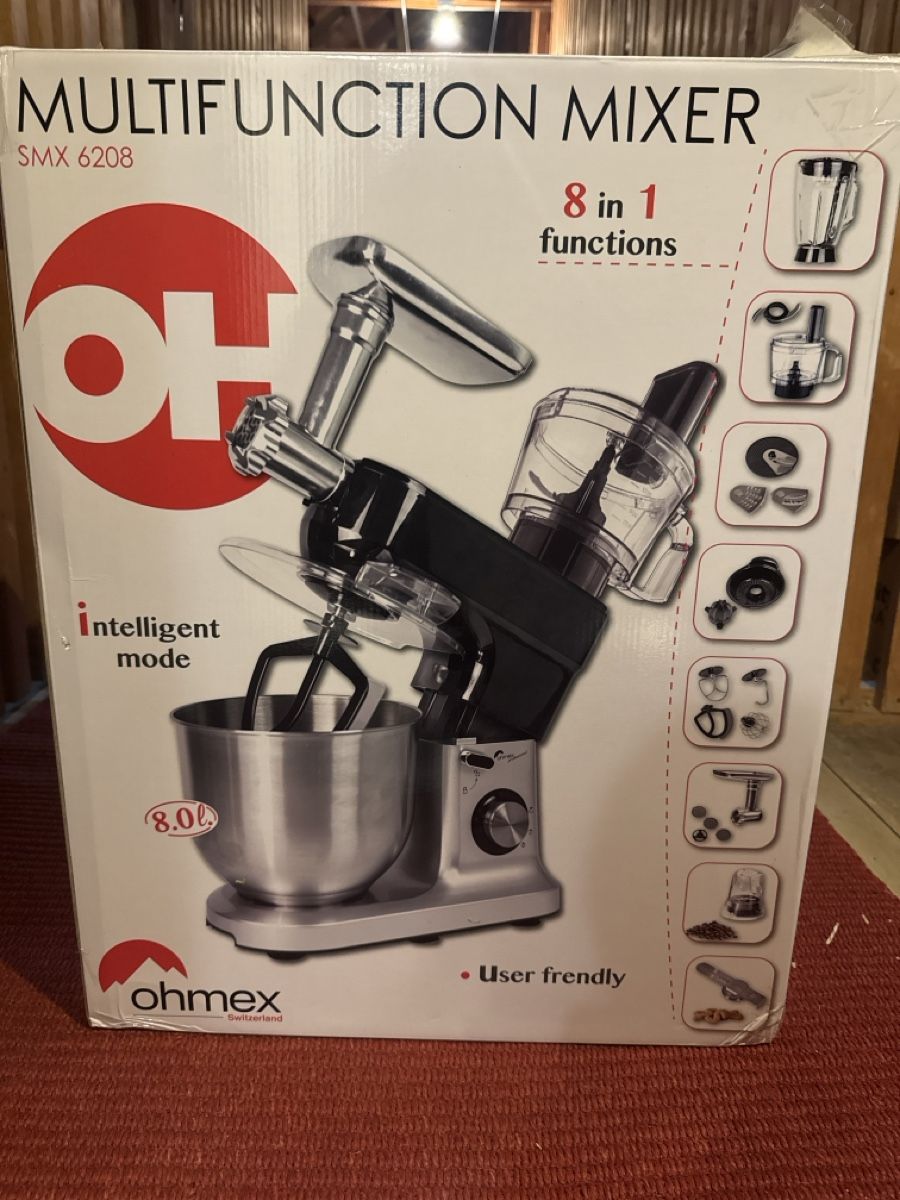 Ohmex Elettrodomestici da cucina: Ohmex Küchenmaschine SMX 6208 - Multifunktionsgerät – Usato da Burgdorf venduto da Lou-123
