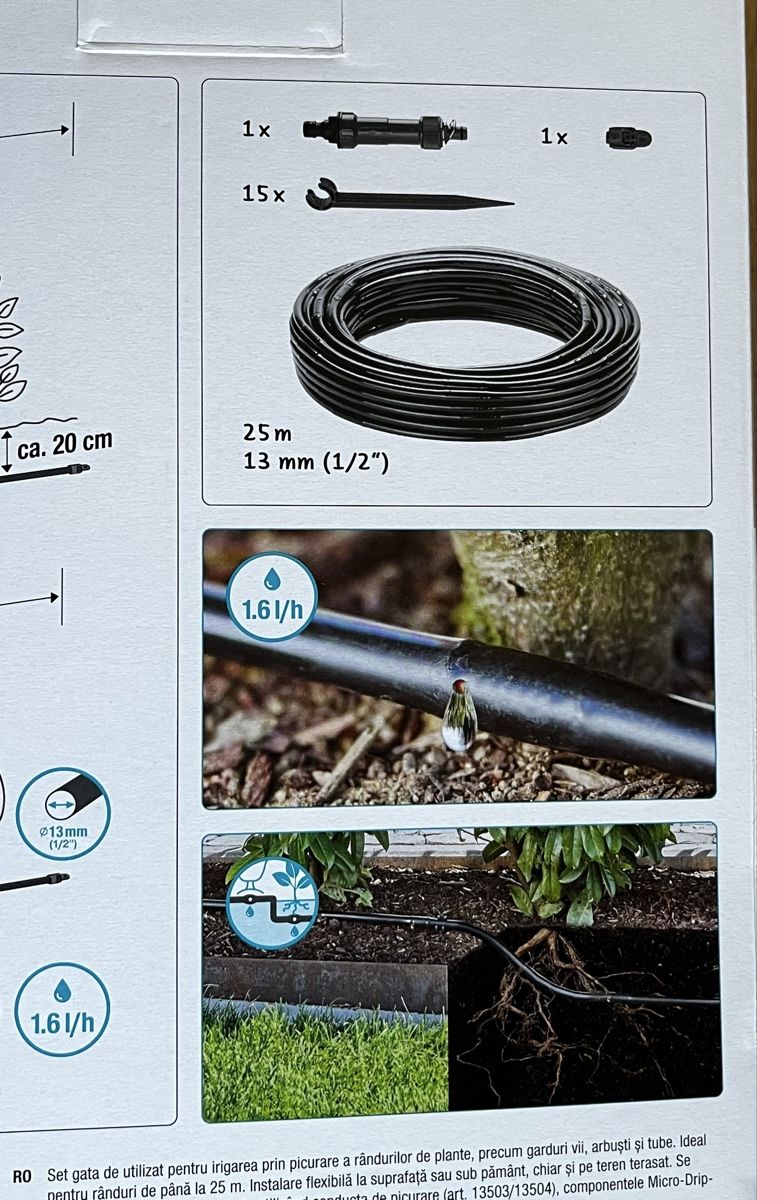 Gardena Tubi & Tubi flessibili: GARDENA Micro-Drip-System Set 25 m neu – Nuovo e nell'imballaggio originale da Basel venduto da Cmueggi 4