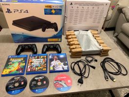 PS4 Slim 1T (Komplettes Set)