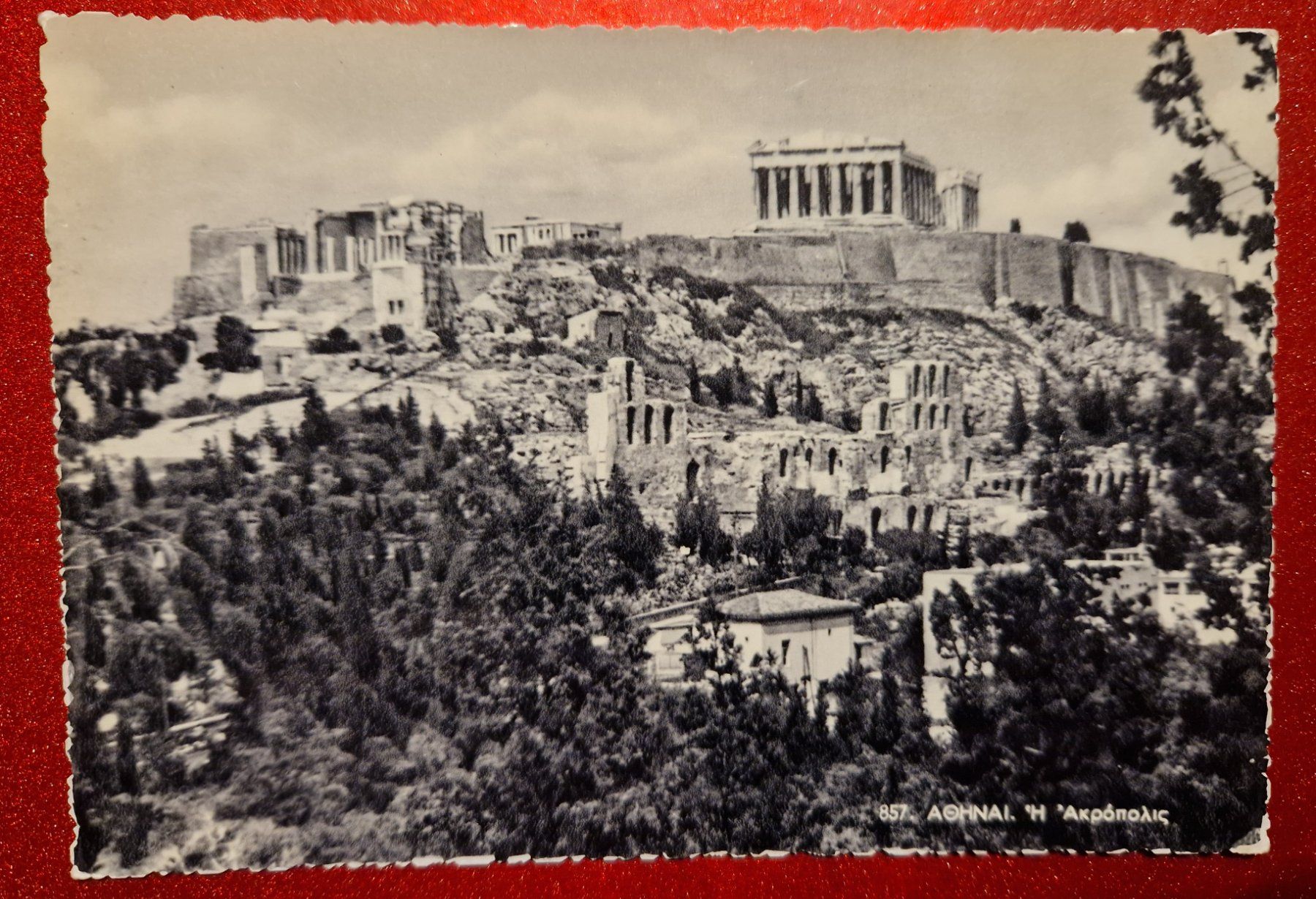 Cartoline postali: Athen Akropolis 1955 – Usato da Melchnau venduto da Arthurius