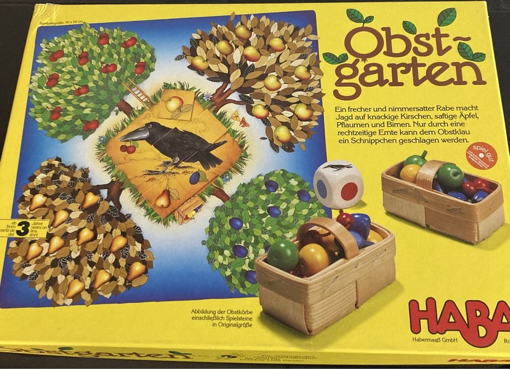 HABA Obstgarten, Brettspiel für Kinder ab 3 Jahren (Gebraucht) in St