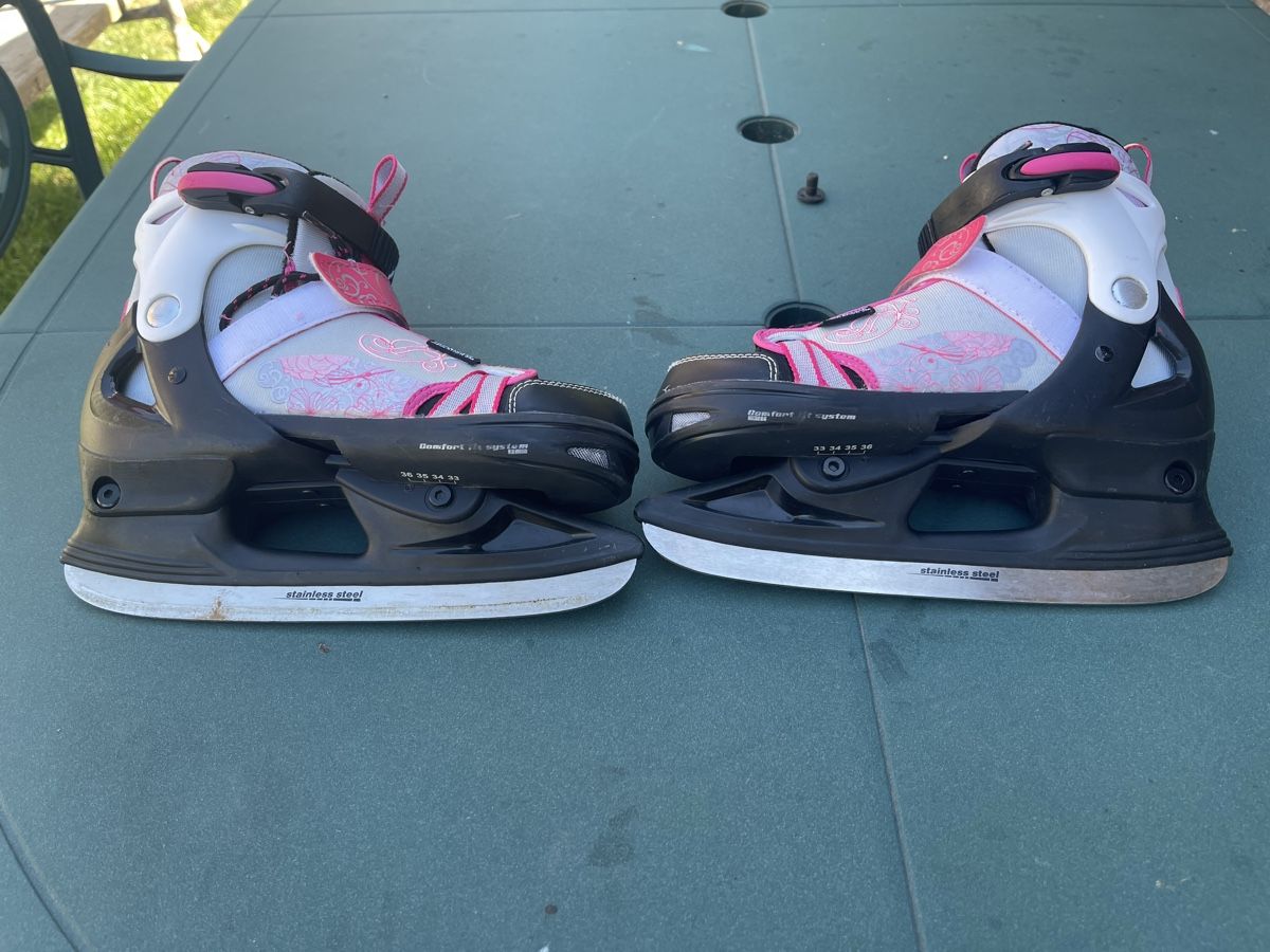 Pattini da ghiaccio: Schlittschuhe Mädchen  – Usato da Fahrni b. Thun venduto da ams_56jv 3