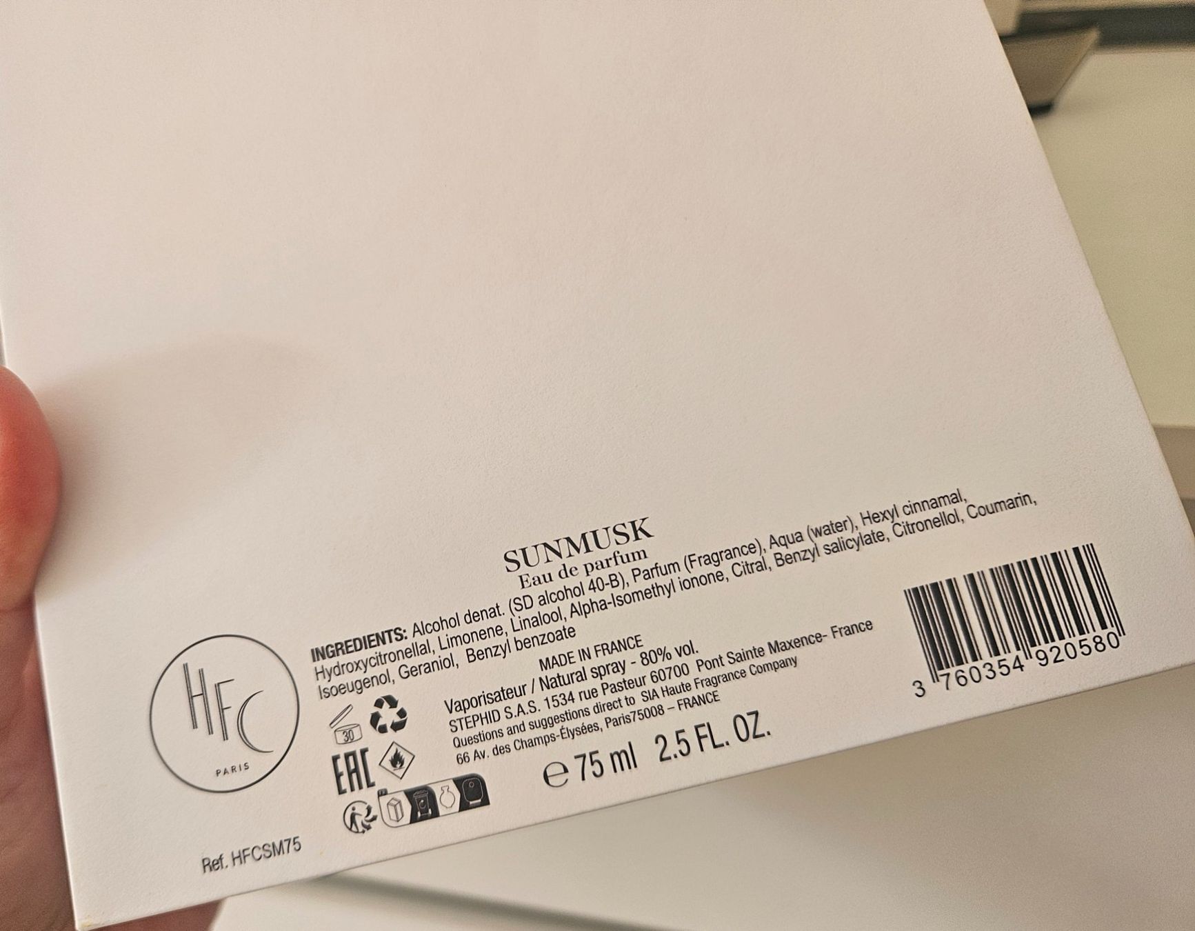Profumi & Eau de Toilette: HfC Sunmusk 75 ml – Usato da Bex venduto da bes_9dyf 6