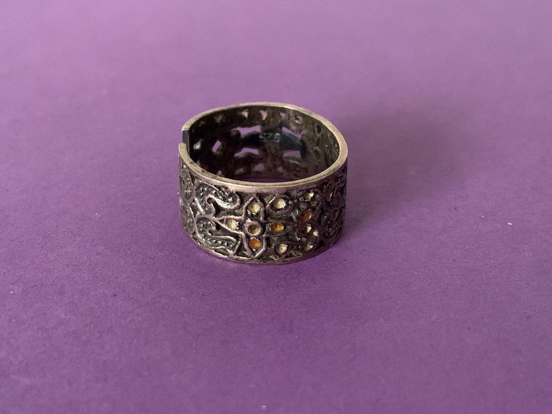 Anelli: Silberring Blumenband (57) – Usato da Dittingen venduto da Bellevista 2