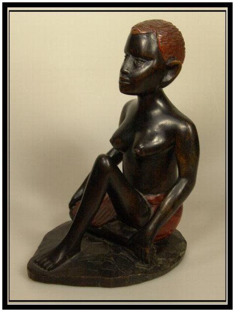 Skulpturen & Statuen: Frauen - Skulptur aus Kenya – Gebraucht aus Langenthal von Sherkaan 2