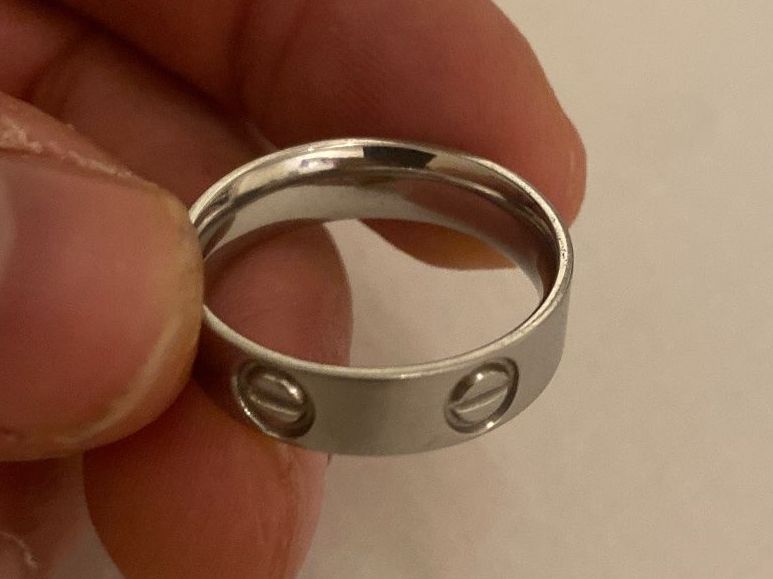 Anelli: Sterling Silver/stainless steel Ring – Usato da Zürich venduto da SunnySeller