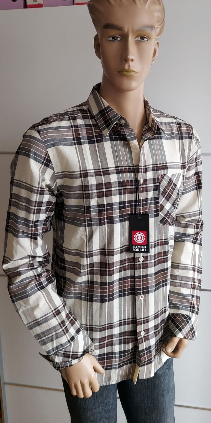 Camicie: Neues Herren Hemd Element Gr. L kariert – Nuovo e nell'imballaggio originale da Basel venduto da Mazzo84