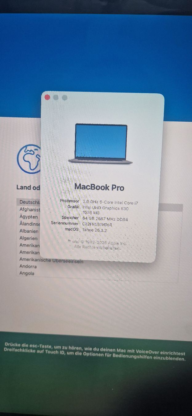 Apple Notebook: Macbook Pro 16" 2019 64gb RAM i7 Prozessor – Usato da Bachenbülach venduto da kko_d5sb 3