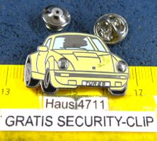 PORSCHE 911 TURBO AUTO PIN ENAMEL SILBRIG