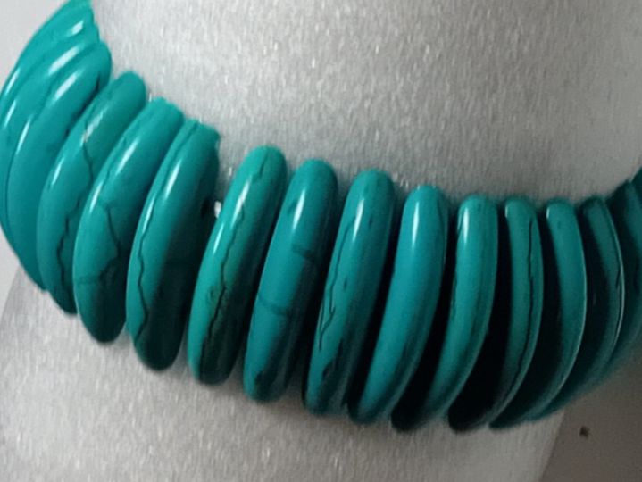 Bracciali & Braccialetti: echt türkis armreif,,,glanzig – Nuovo (secondo la descrizione) da Basel venduto da bij_5hqd