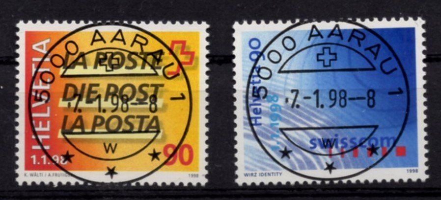 Tutti i francobolli: AARAU  7.1.98 Et  Vollstempel – Usato da Aarau venduto da kufi44