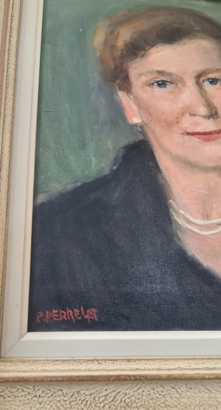 Gemälde: Tableau portrait Paul Auguste Perrelet 1955 – Gebraucht aus Noville von mel_bsj2 2