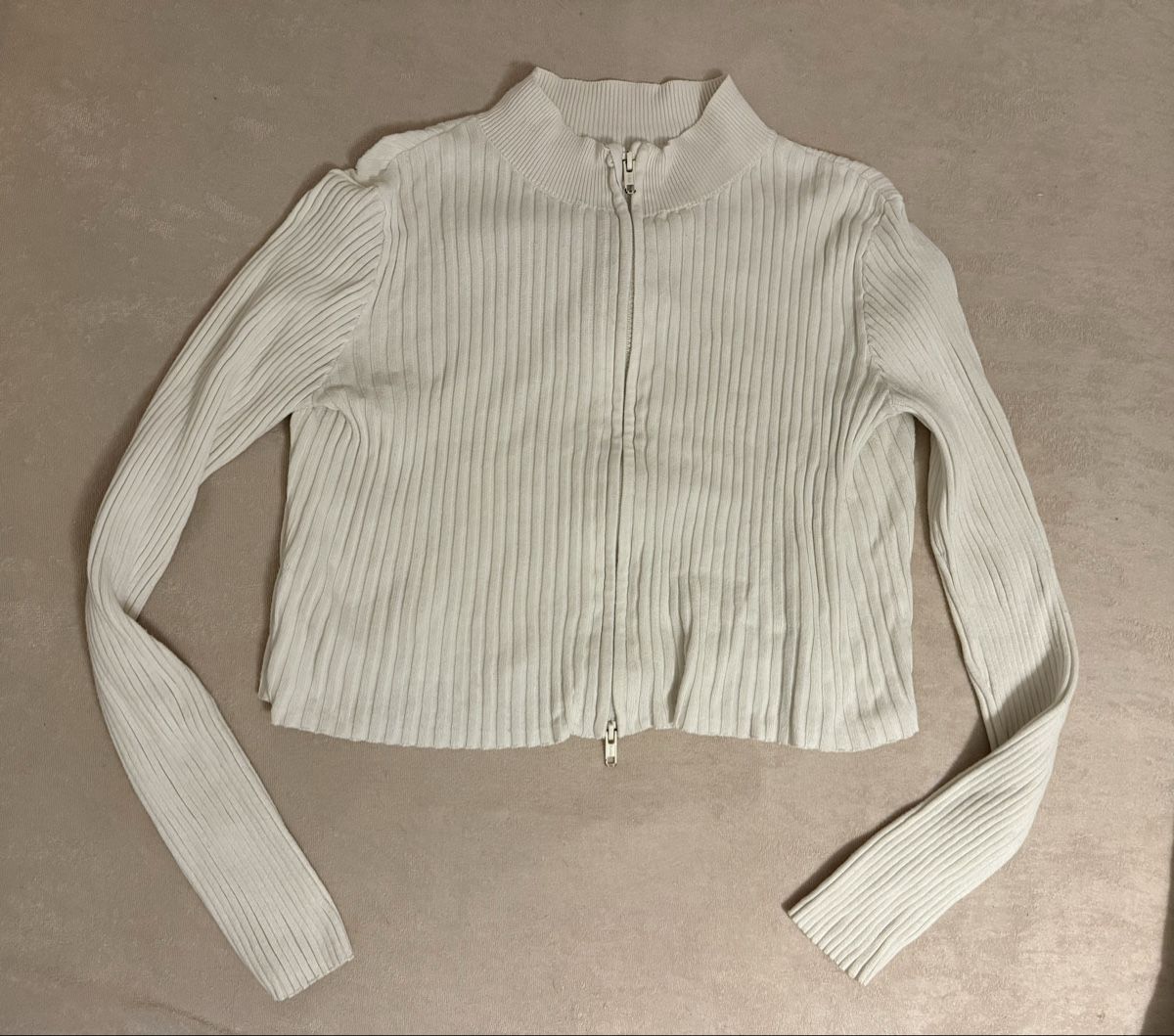 H&M Giacche & Cappotti: H&M Strickjacke, Gr. 170, weiss – Usato da Zürich venduto da vallup_9