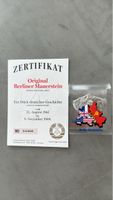 Berliner Mauerstein Original mit Zertifikat neu