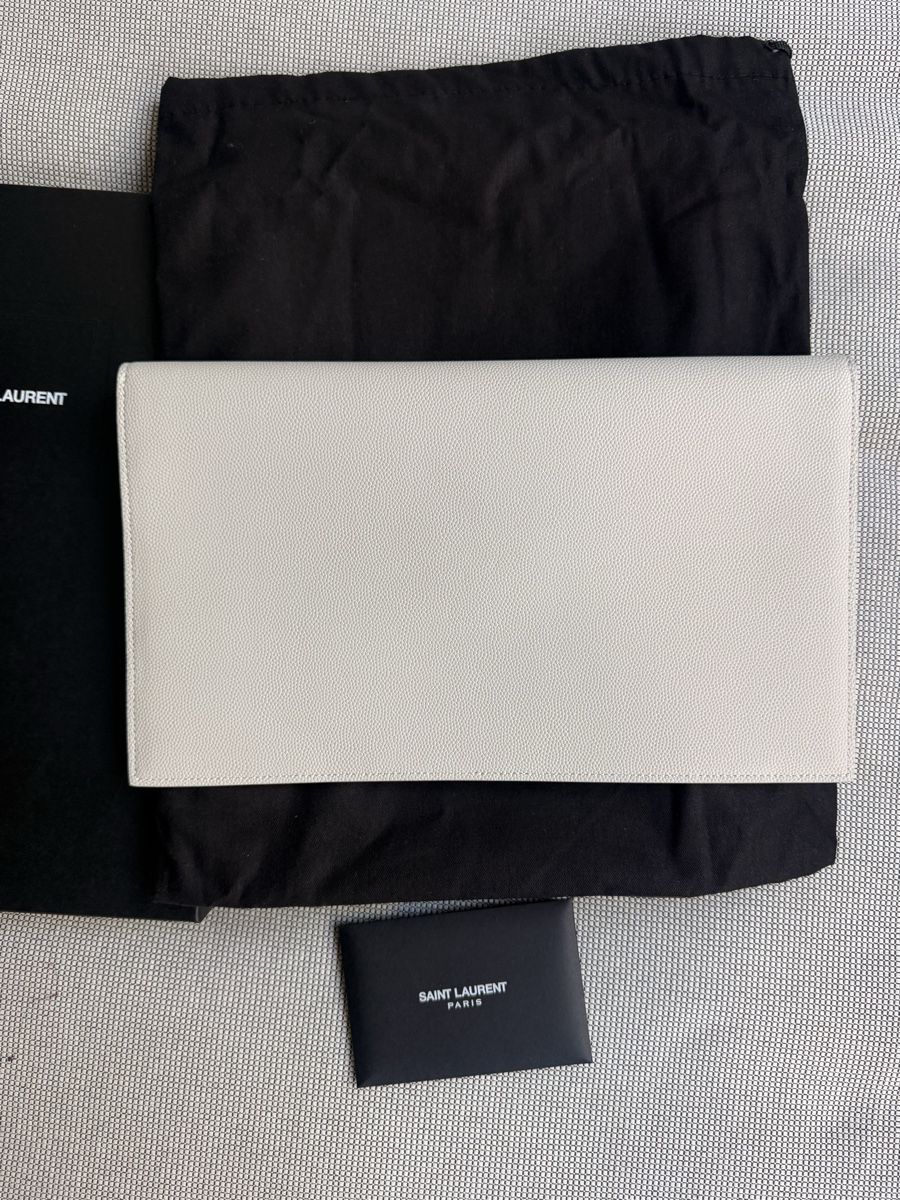 Saint Laurent Borse da donna: Saint Laurent Uptown leather clutch – Nuovo e nell'imballaggio originale da Zürich venduto da iul_9htt 4