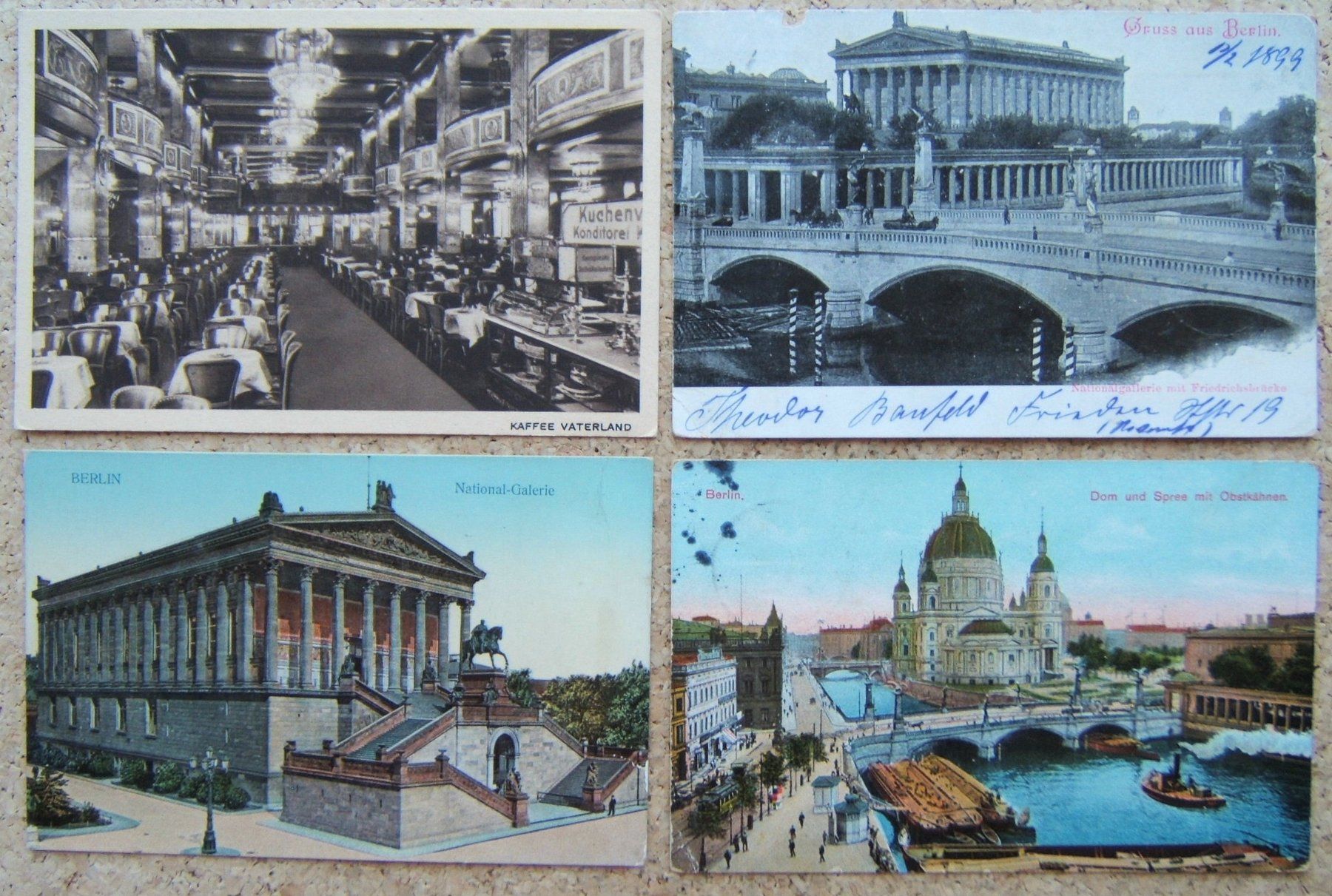 Cartoline postali: 8 AK BERLIN 1899 - 1911 – Usato da Brunnen venduto da Nonne04 1