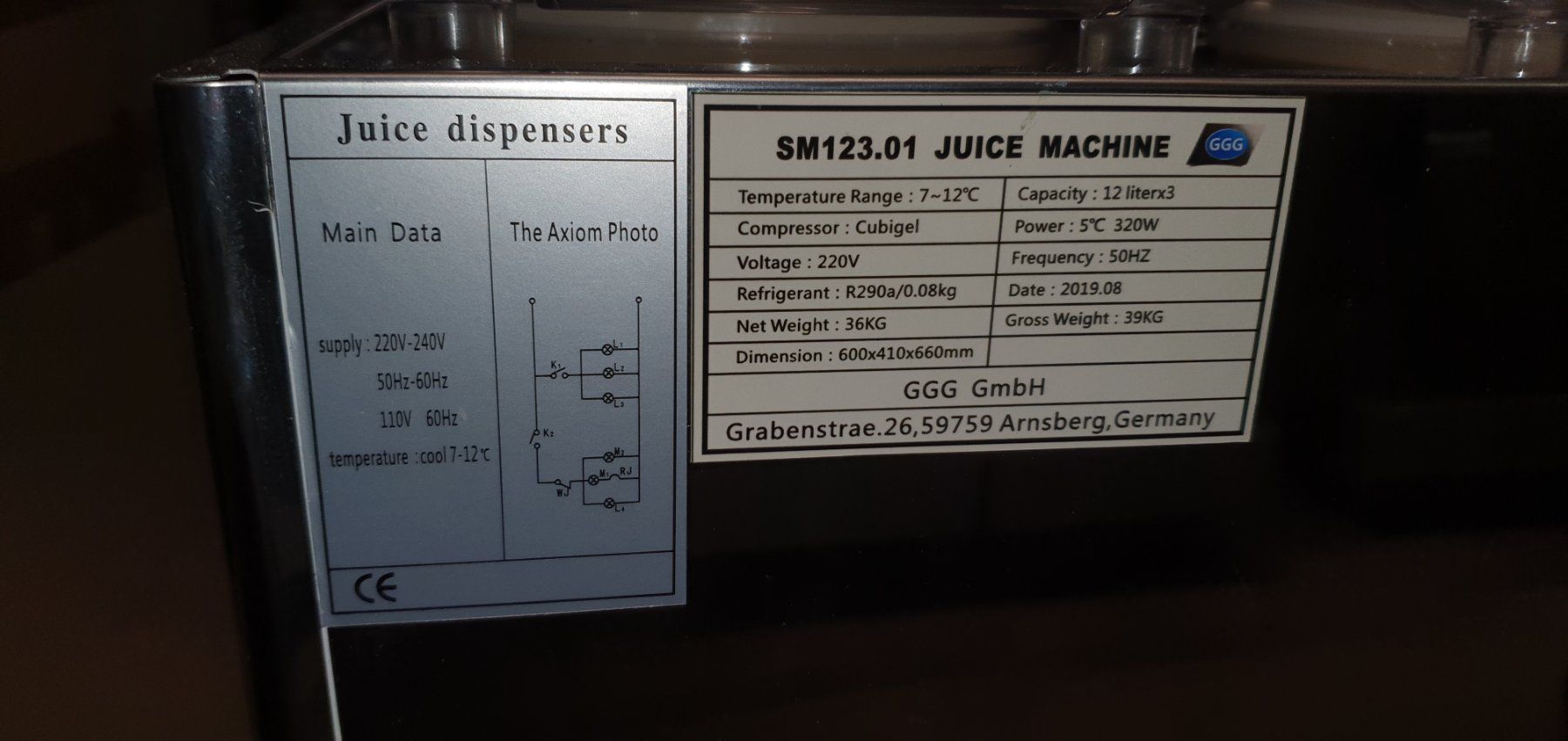 Küchengeräte: Getränkedispenser mit Kühlung – Gebraucht aus Langenthal von zoro013 3