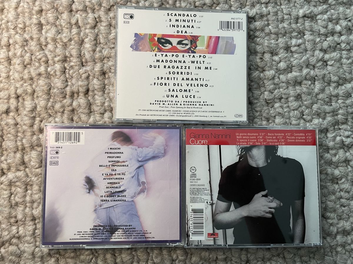 CD: 3x Gianna Nannini – Usato da Reinach AG venduto da trigger7811 1